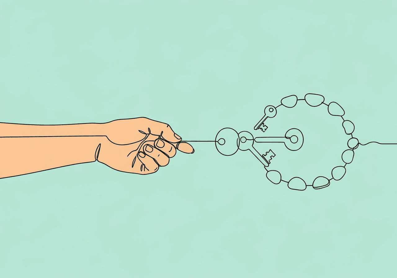 BCBA Response Class vs Stimulus Class: Exam Essentials Minimalist line art illustrating BCBA Response Class vs Stimulus Class, featuring a single line branching into keys and pebbles to represent their functional differences for exam mastery and documentation.